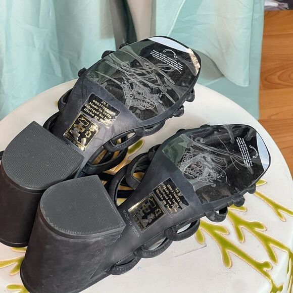 People Colette Cinched Heels Sandals/ size 39.5 - Picture 8 of 10